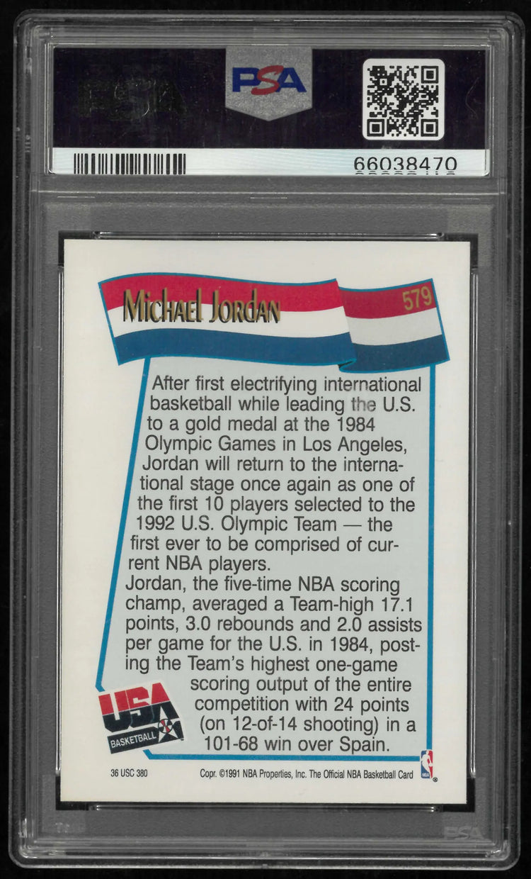 1991 Hoops Michael Jordan PSA 9 