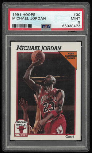 1991 Hoops Michael Jordan PSA 9 