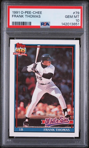 1991 O-Pee-Chee OPC Baseball Frank Thomas PSA 10 