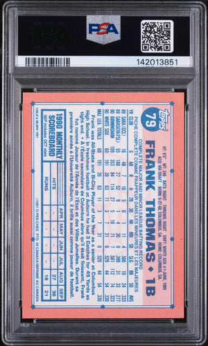 1991 O-Pee-Chee OPC Baseball Frank Thomas PSA 10 