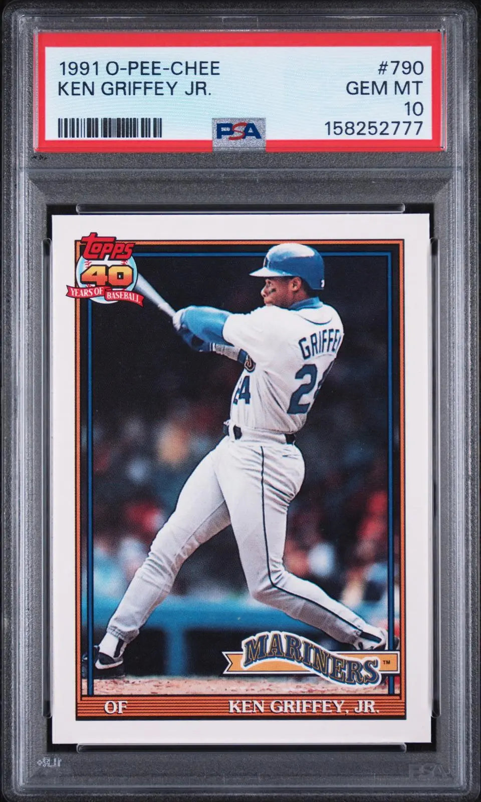 1991 O-Pee-Chee OPC Baseball Ken Griffey Jr. PSA 10 POP 67 