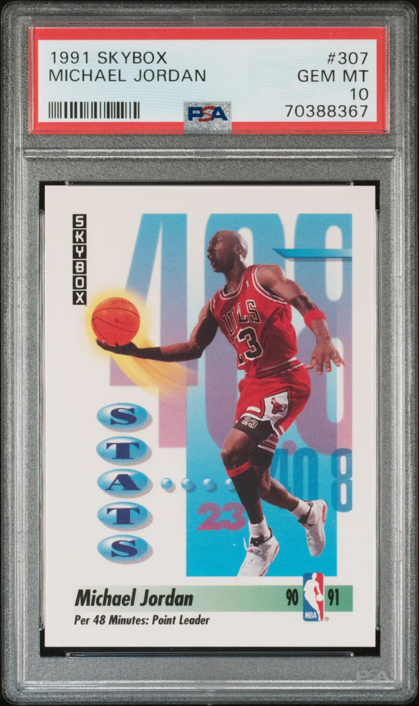1991 Skybox Basketball Michael Jordan PSA 10 