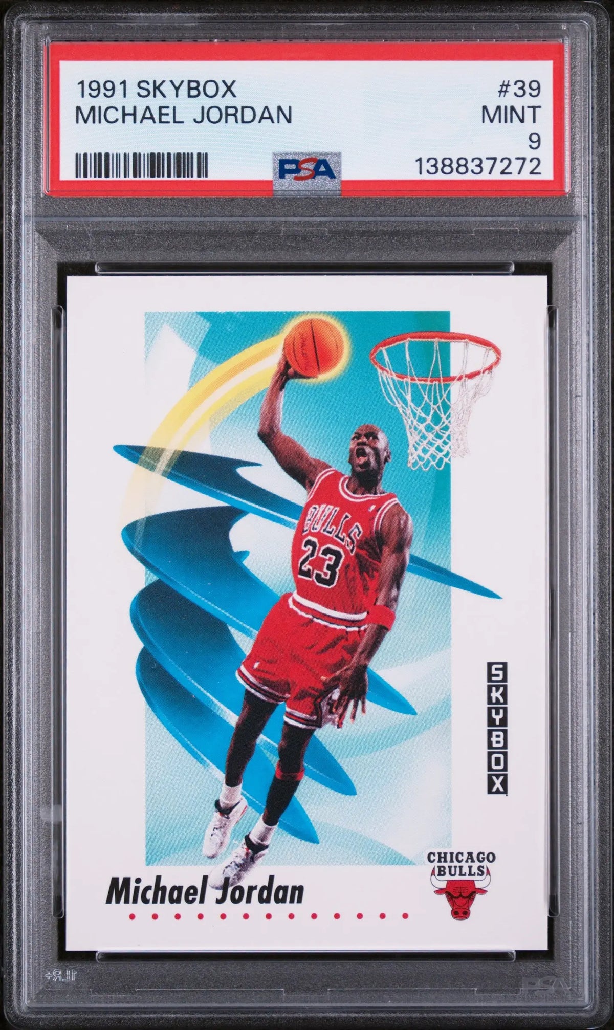 1991 Skybox Michael Jordan PSA 9 