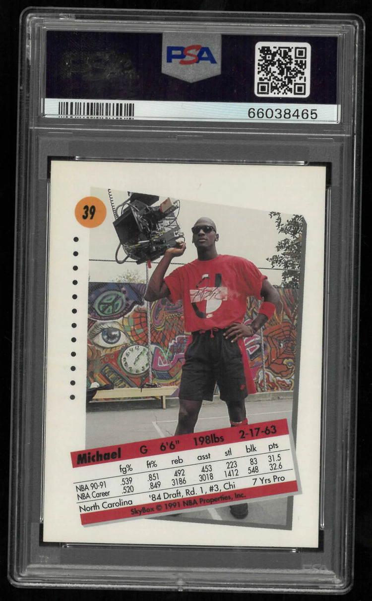 1991 Skybox Michael Jordan PSA 9 