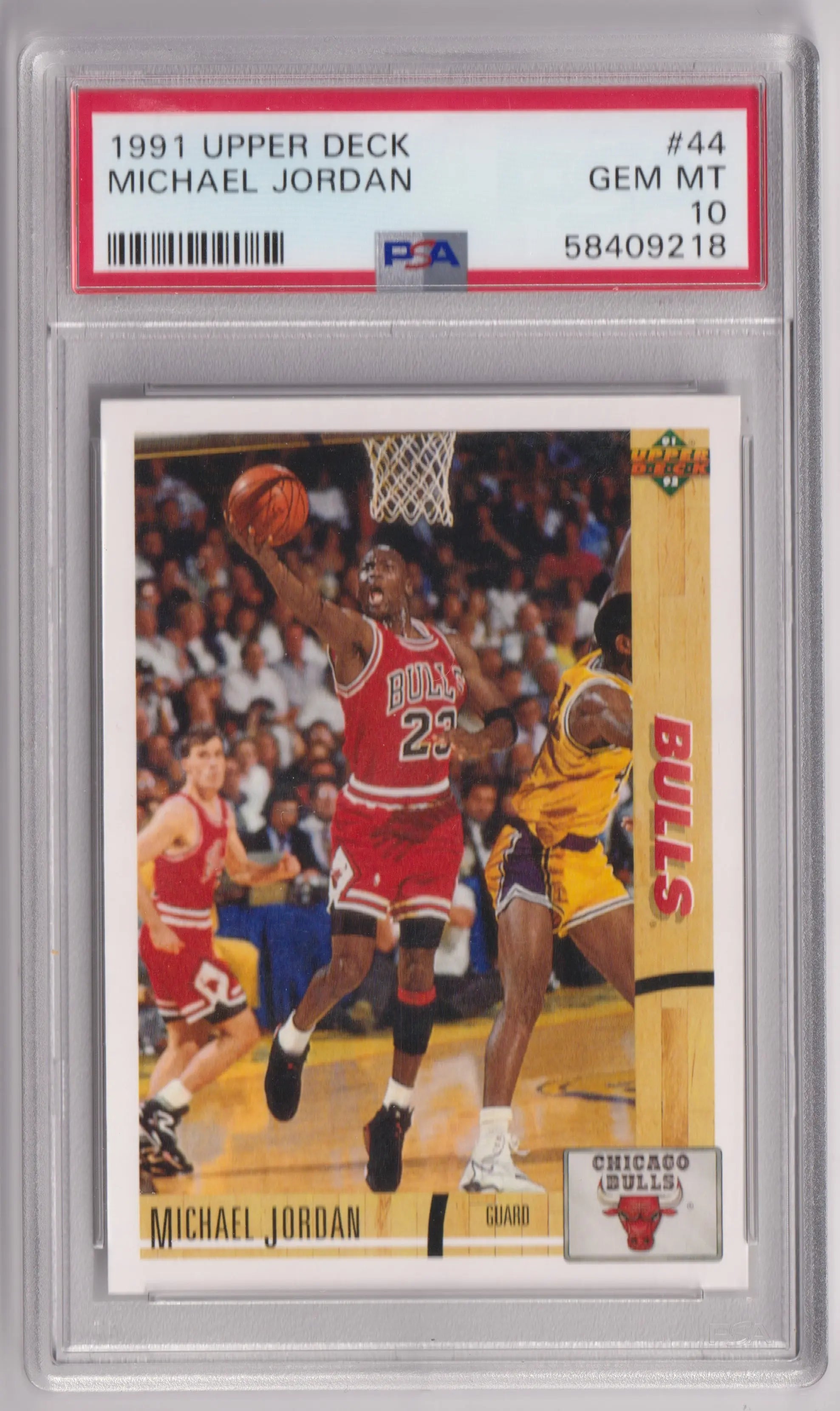 1991 Upper Deck Basketball Michael Jordan PSA 10 #44 