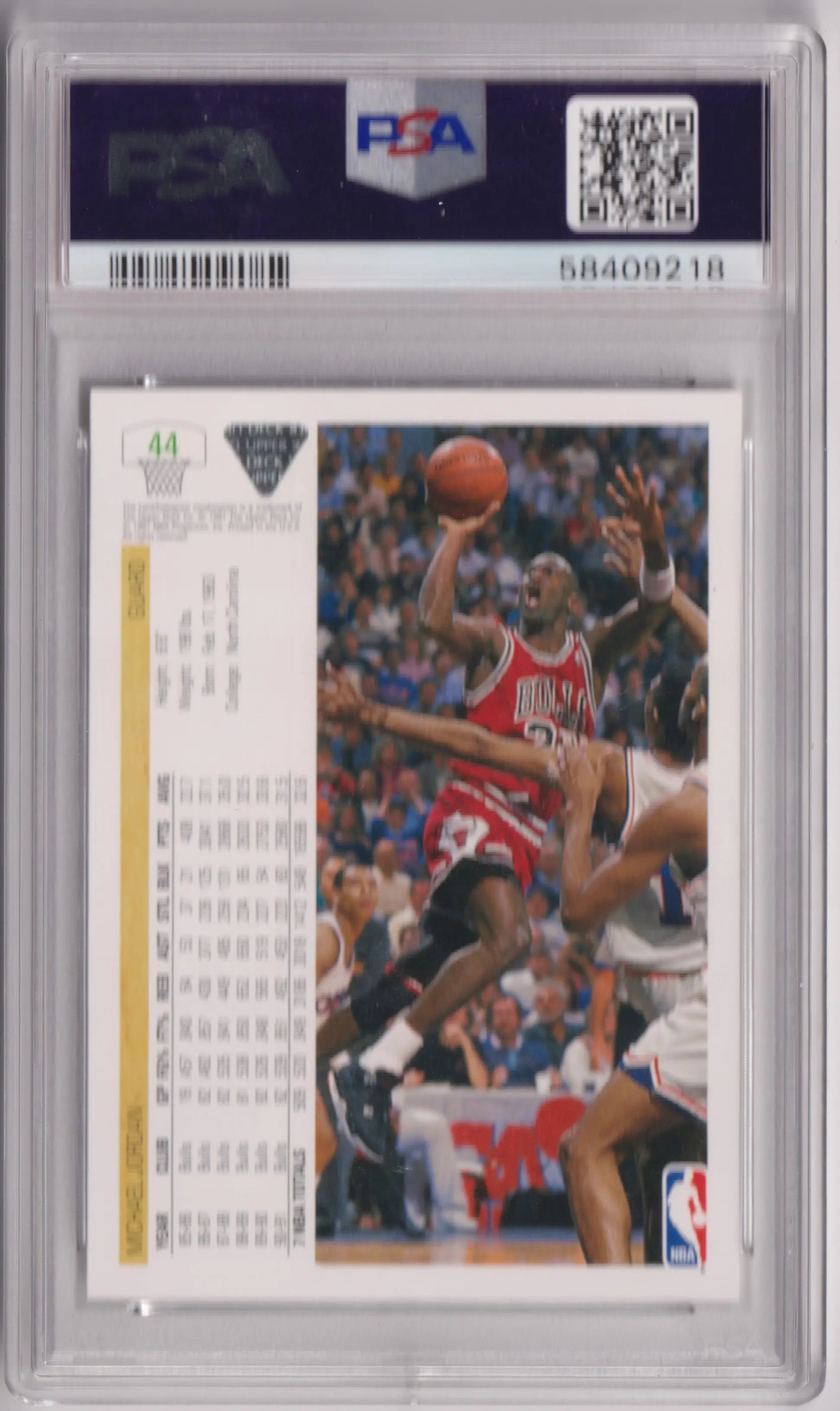1991 Upper Deck Basketball Michael Jordan PSA 10 #44 