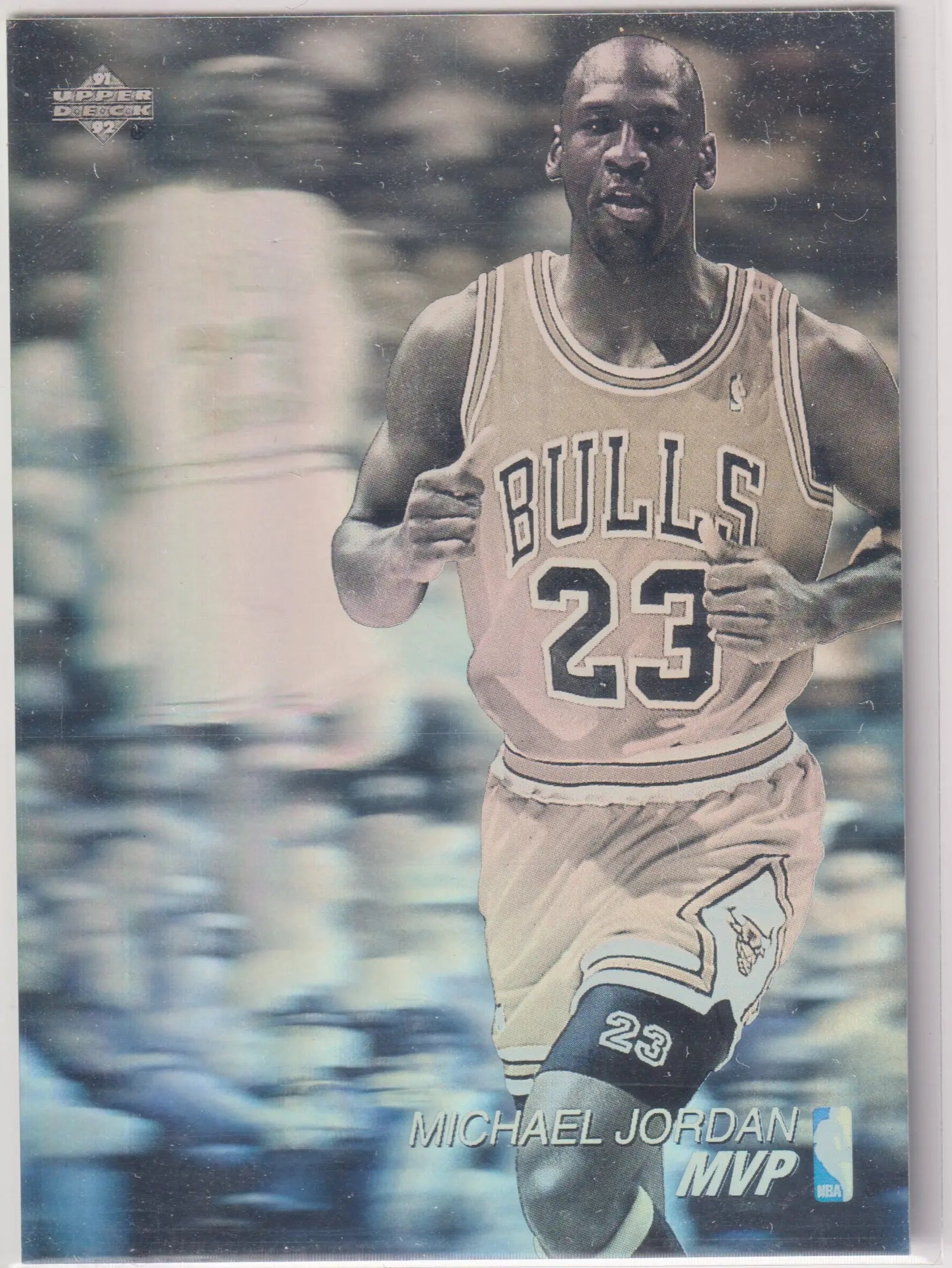 1991 Upper Deck MVP Michael Jordan Award Winner Hologram 