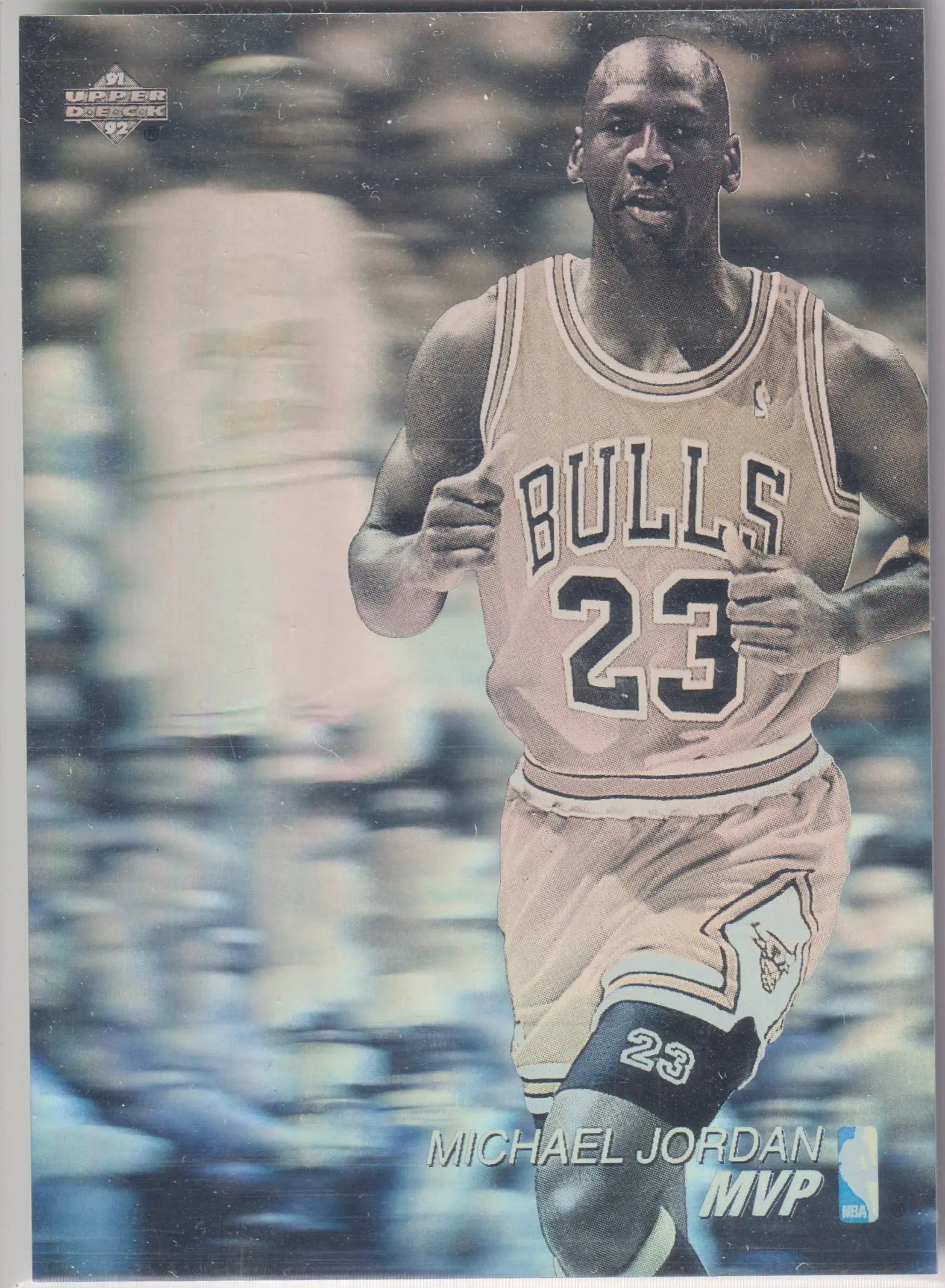 1991 Upper Deck MVP Michael Jordan Award Winner Hologram 