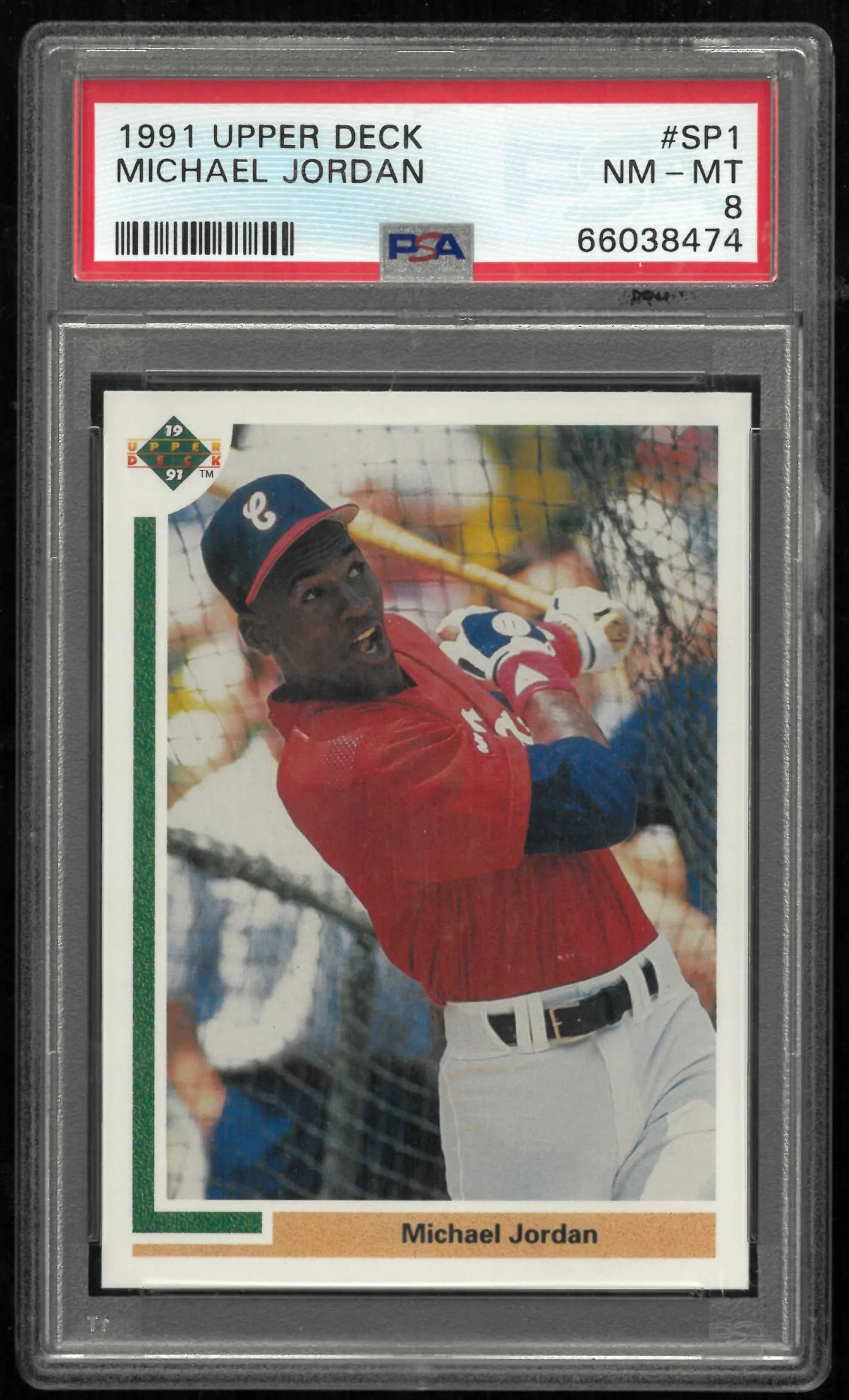1991 Upper Deck Michael Jordan PSA 8 