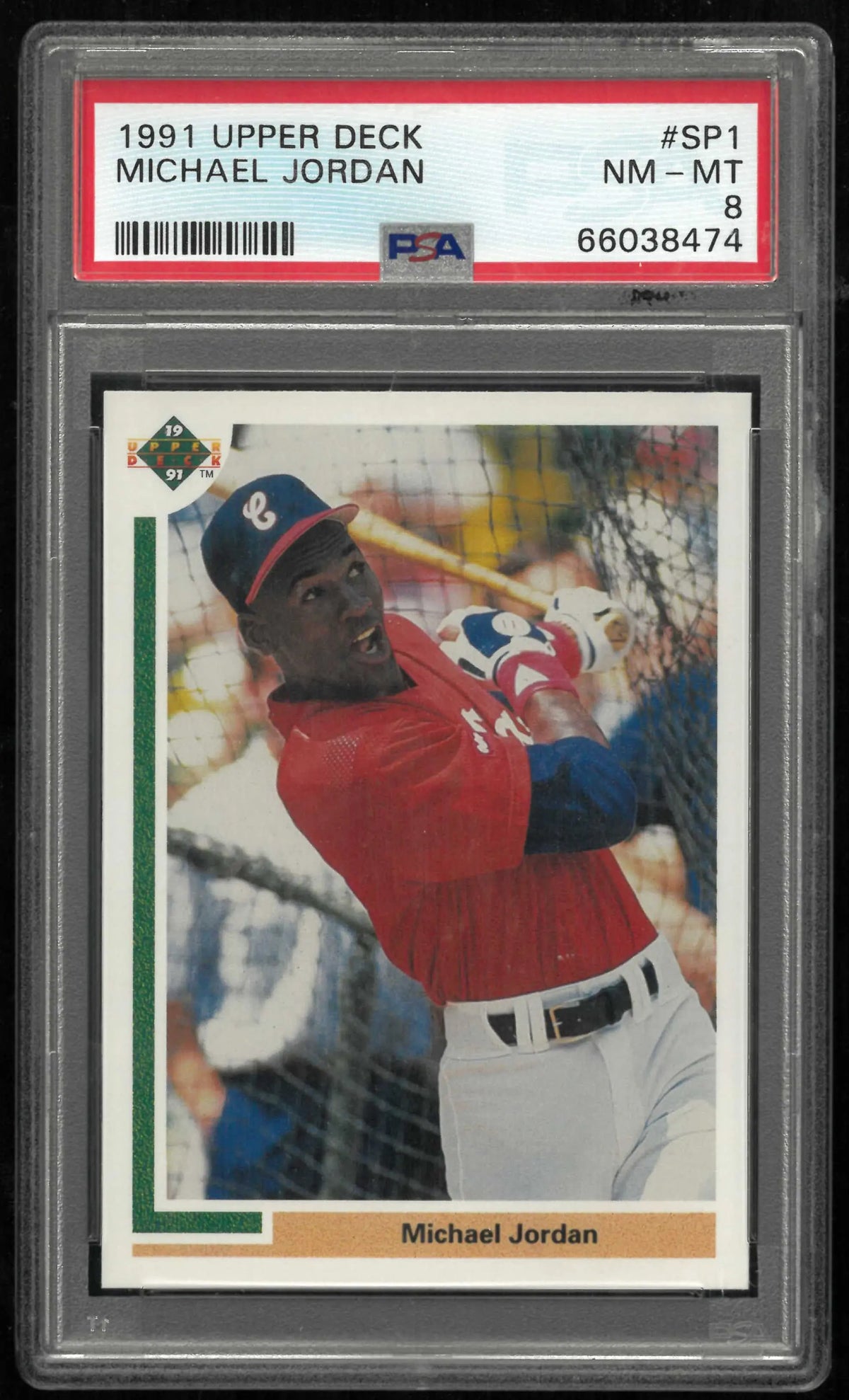 1991 Upper Deck Michael Jordan PSA 8 