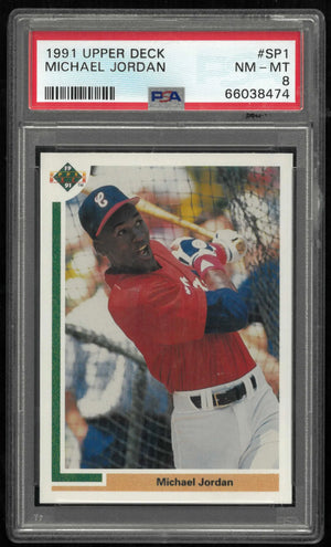 1991 Upper Deck Michael Jordan PSA 8 