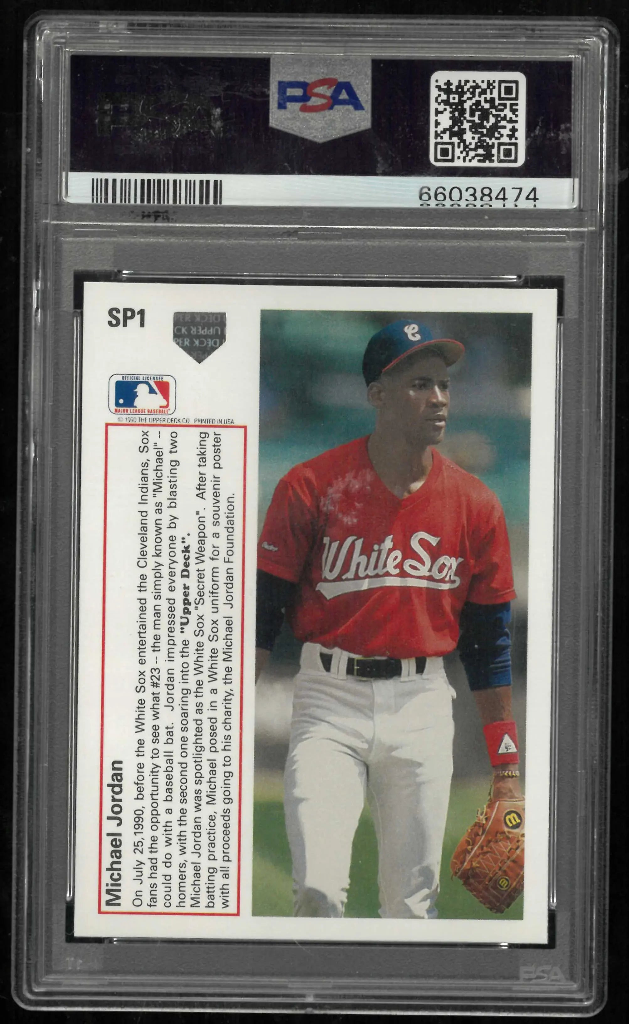 1991 Upper Deck Michael Jordan PSA 8 