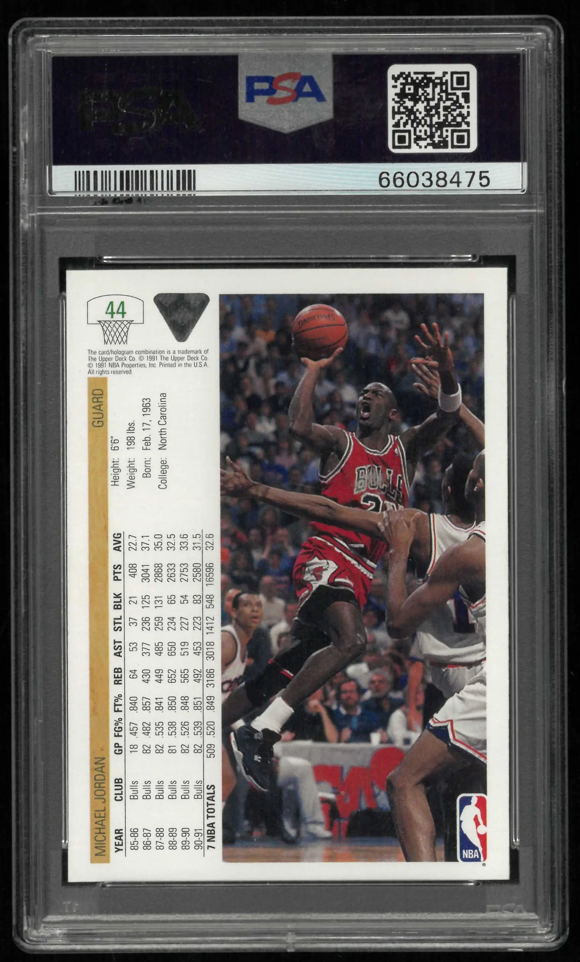 1991 Upper Deck Michael Jordan PSA 9 