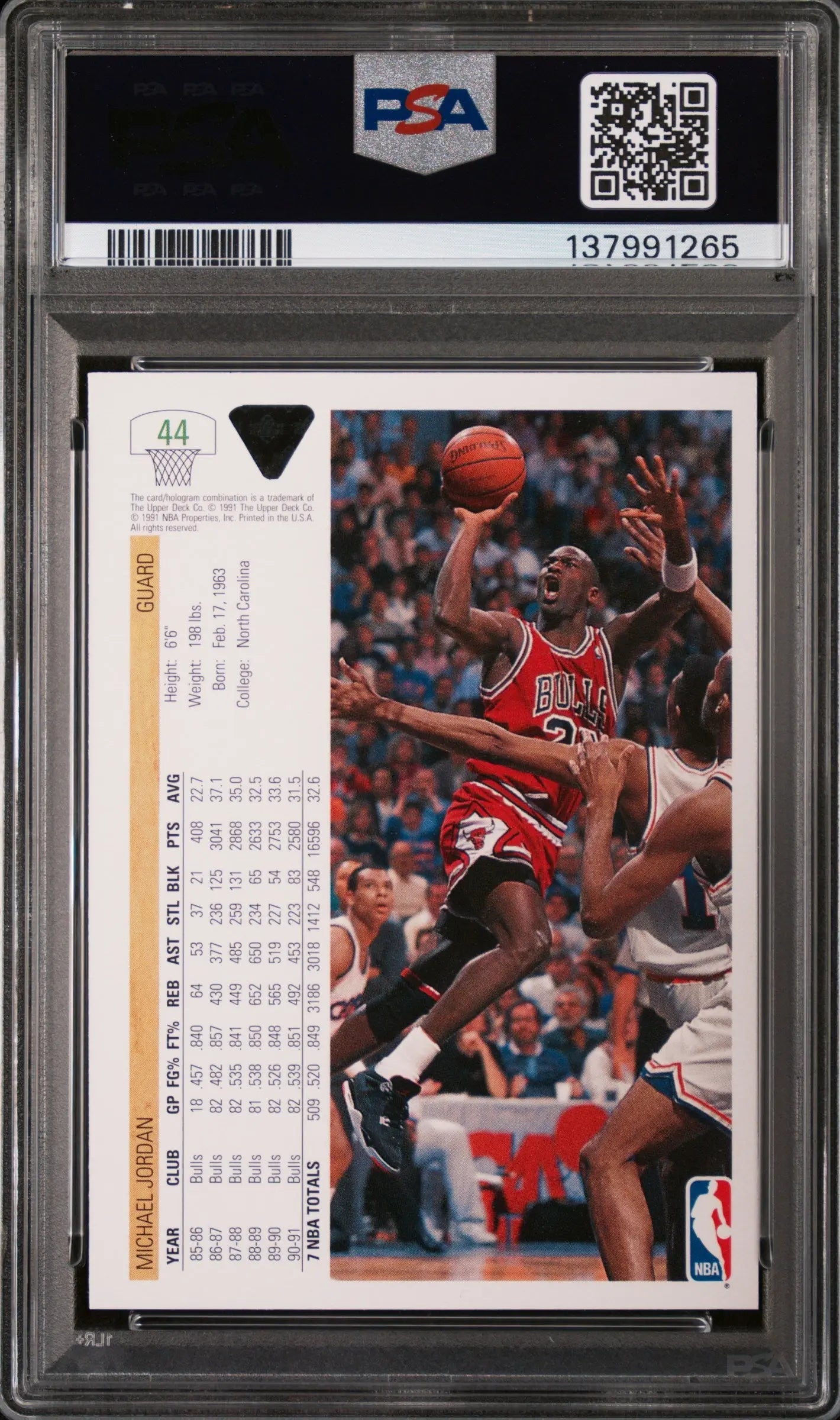 1991 Upper Deck Michael Jordan #44 PSA 9 