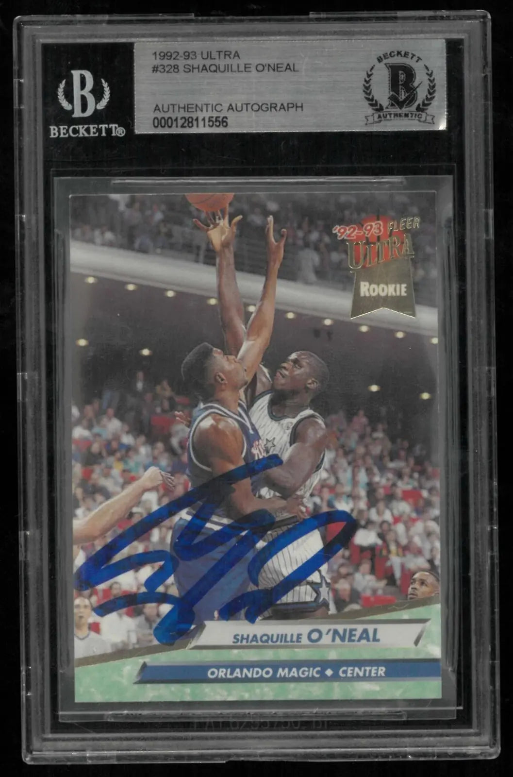 1992-93 Fleer Ultra Rookie Autograph Shaquille O'Neal Auto RC BGS Authentic 