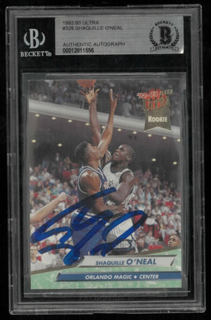 1992-93 Fleer Ultra Rookie Autograph Shaquille O'Neal Auto RC BGS Authentic 