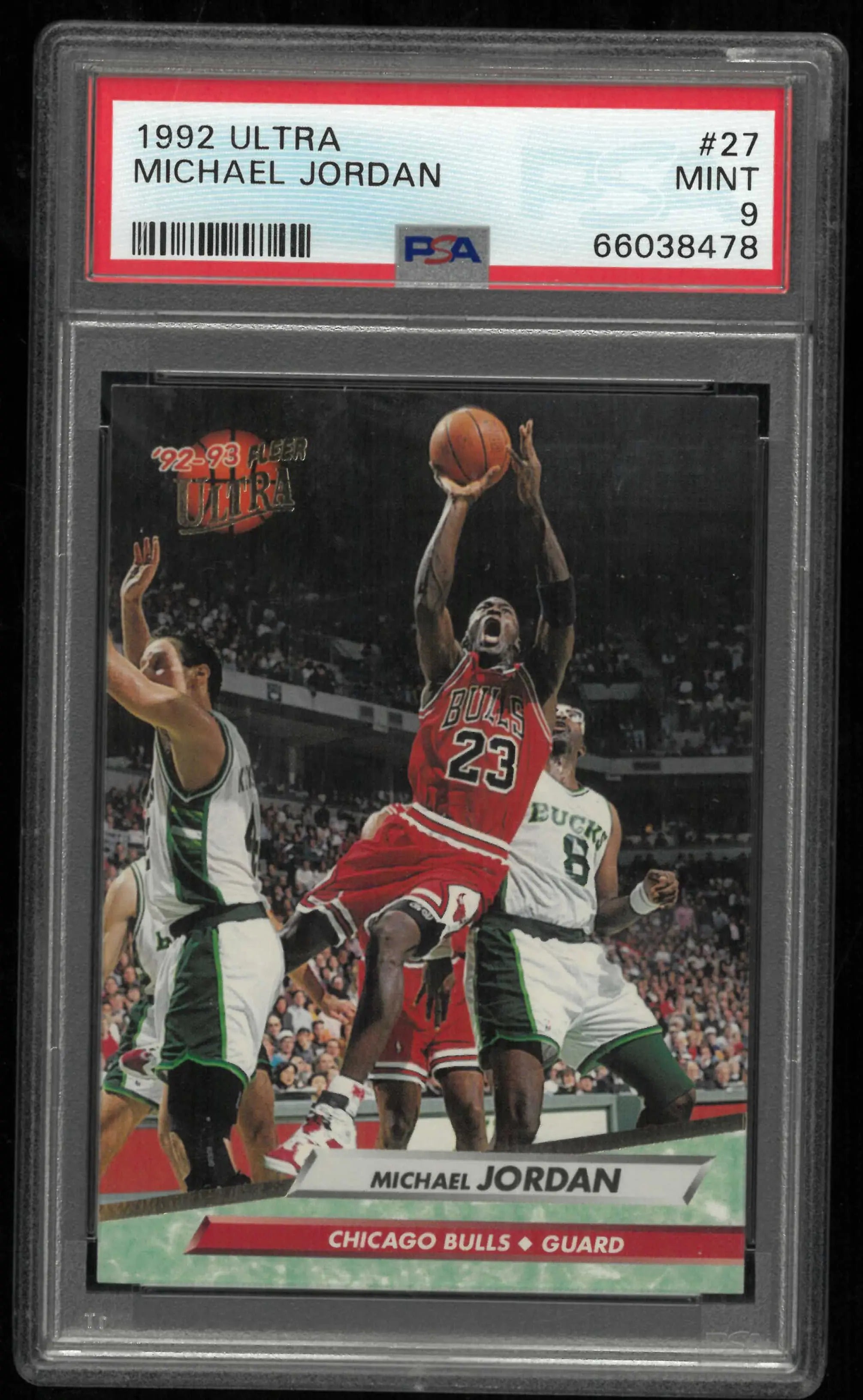 1992 Fleer Ultra Michael Jordan PSA 9 