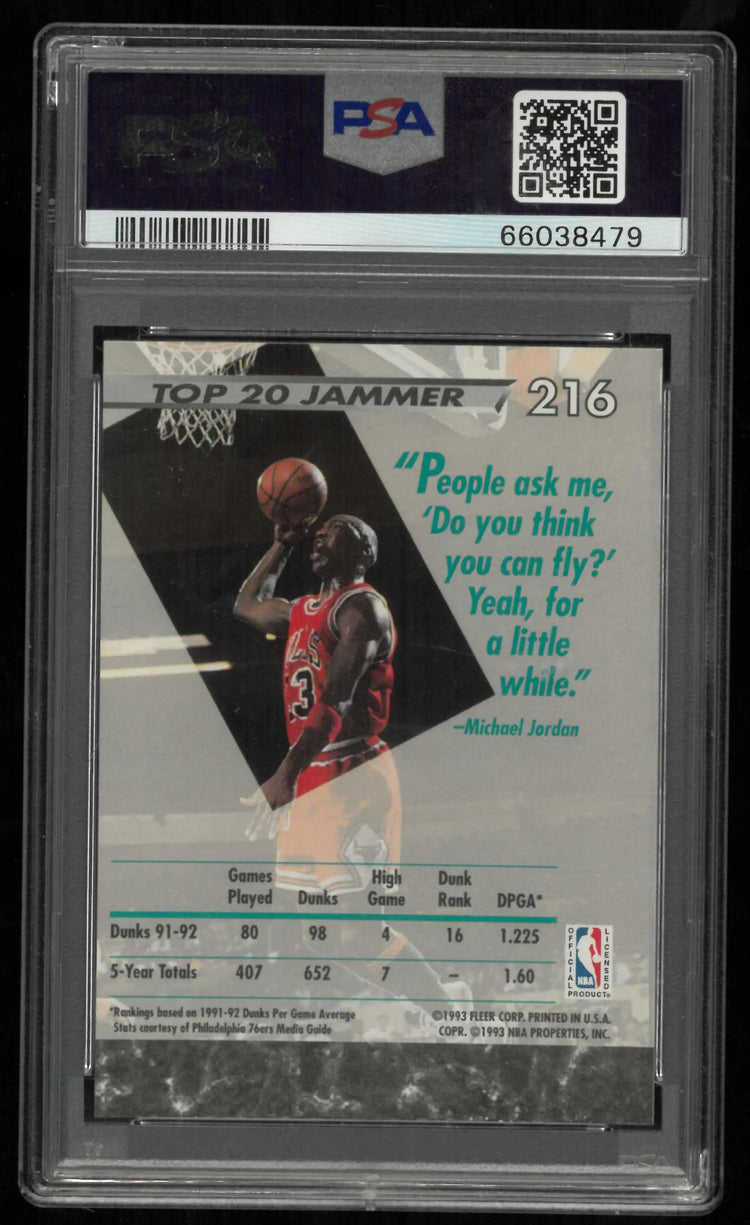 1992 Fleer Ultra Michael Jordan PSA 9 