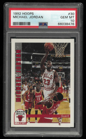 1992 Hoops Michael Jordan PSA 10 