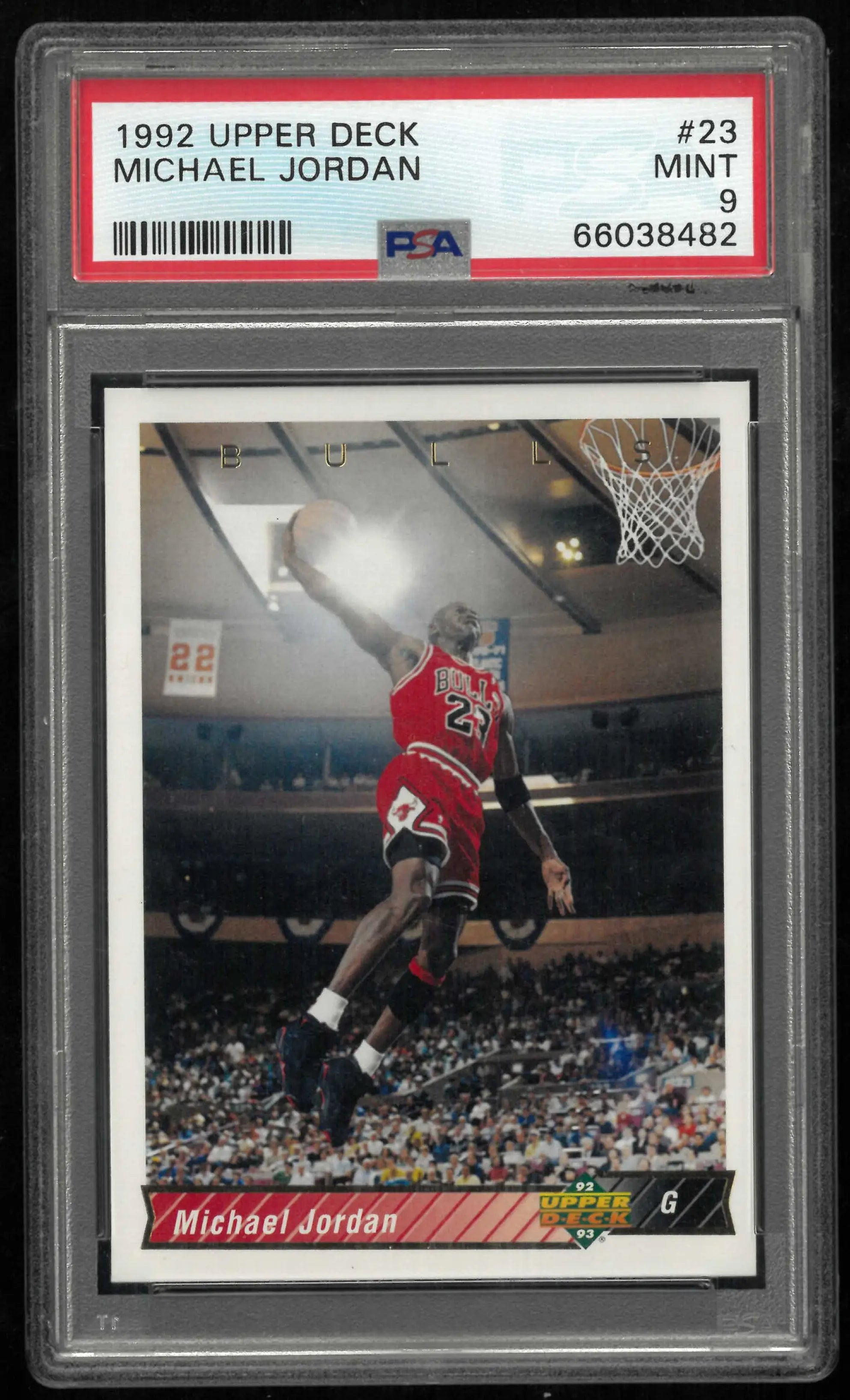 1992 Upper Deck Michael Jordan PSA 9 