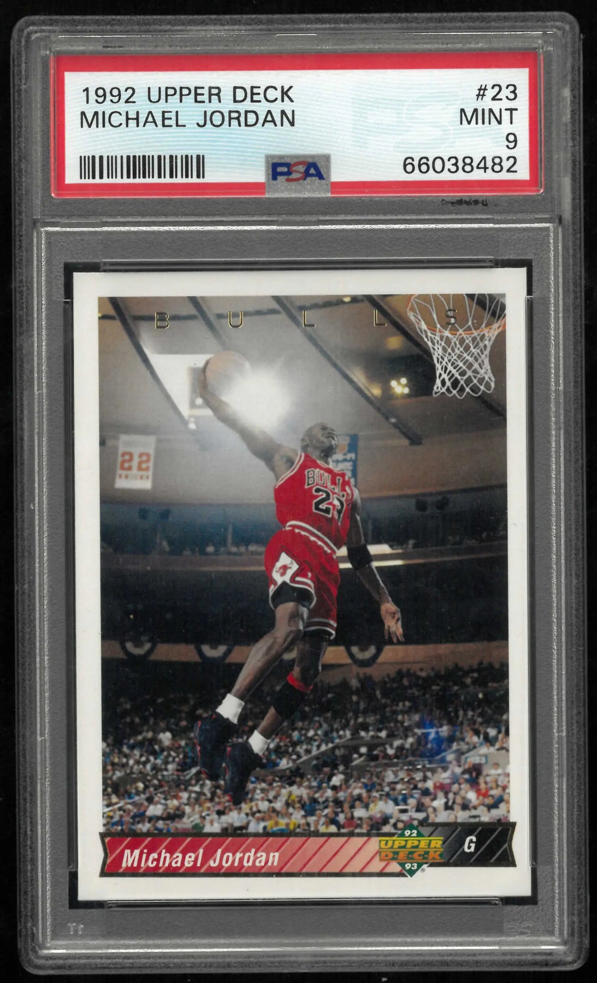 1992 Upper Deck Michael Jordan PSA 9 