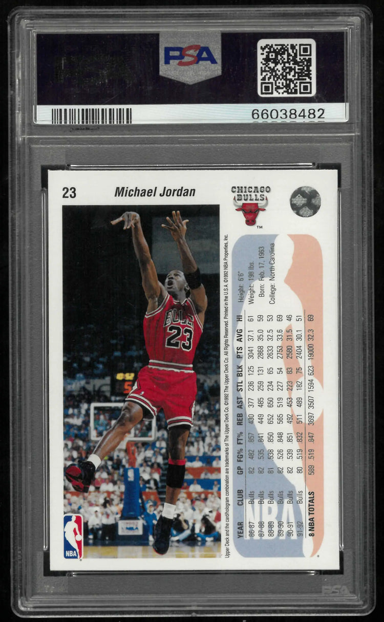 1992 Upper Deck Michael Jordan PSA 9 