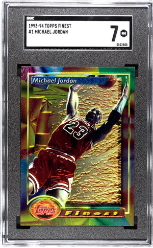 1993-94 Topps Finest Michael Jordan SGC 7 