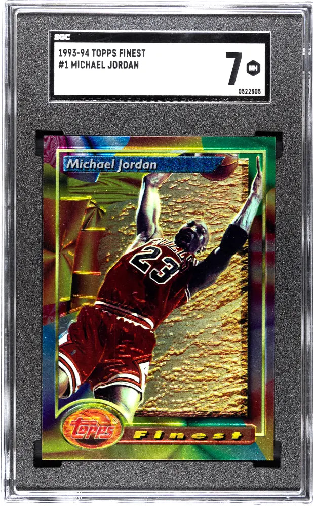 1993-94 Topps Finest Michael Jordan SGC 7 