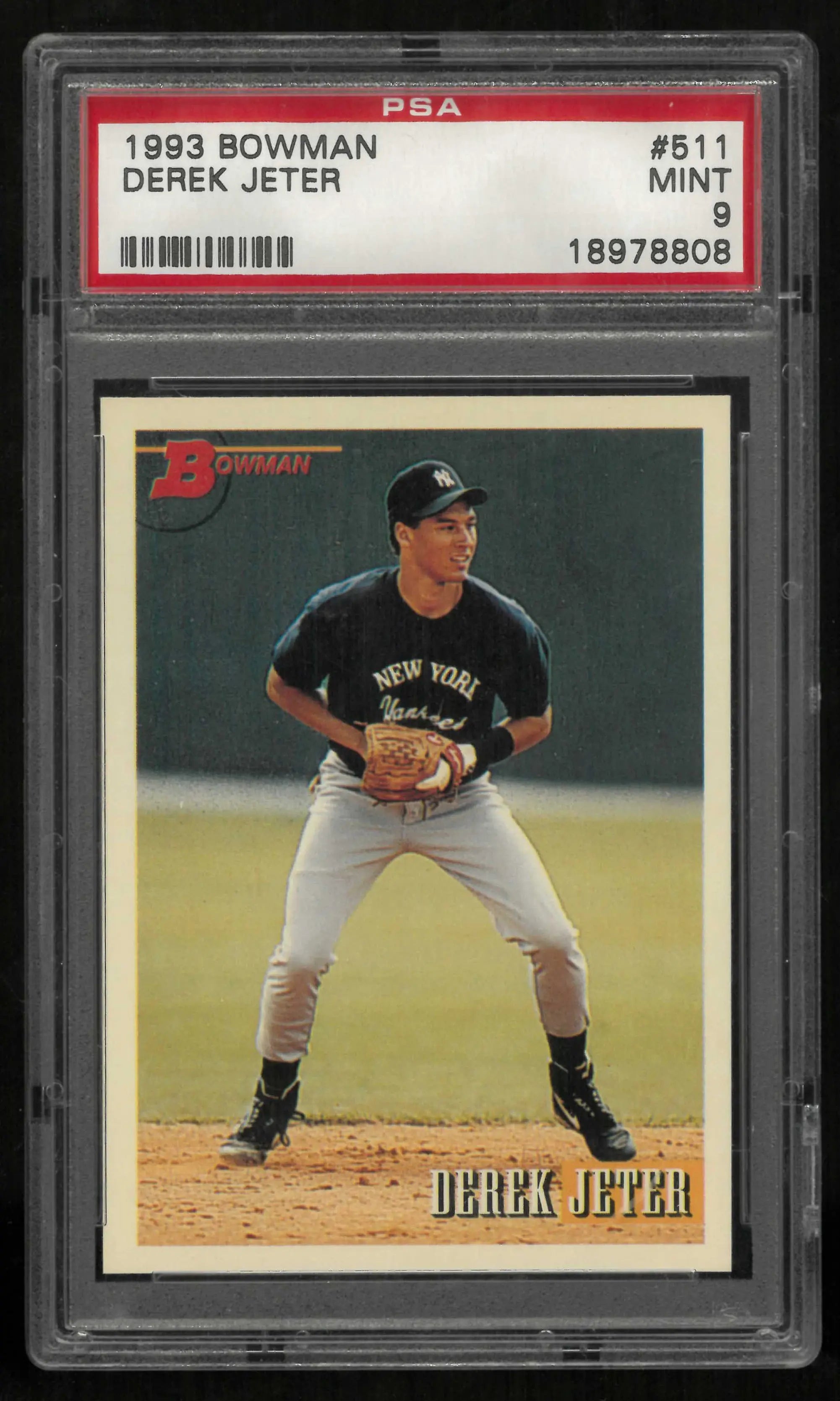 1993 Bowman Baseball Rookie Derek Jeter RC PSA 9 