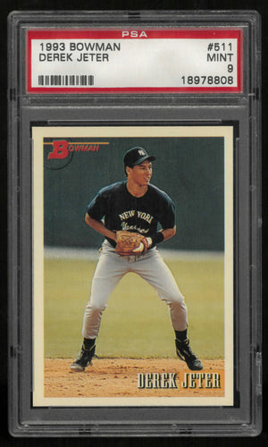 1993 Bowman Baseball Rookie Derek Jeter RC PSA 9 