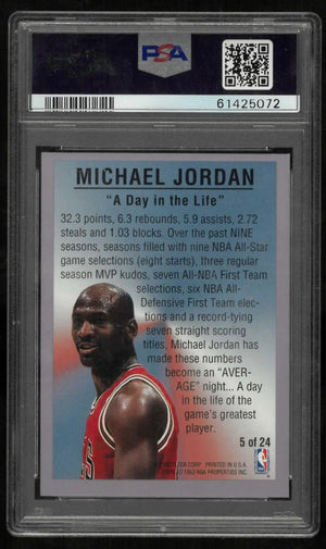1993 Fleer Basketball All-Stars Michael Jordan PSA 7 
