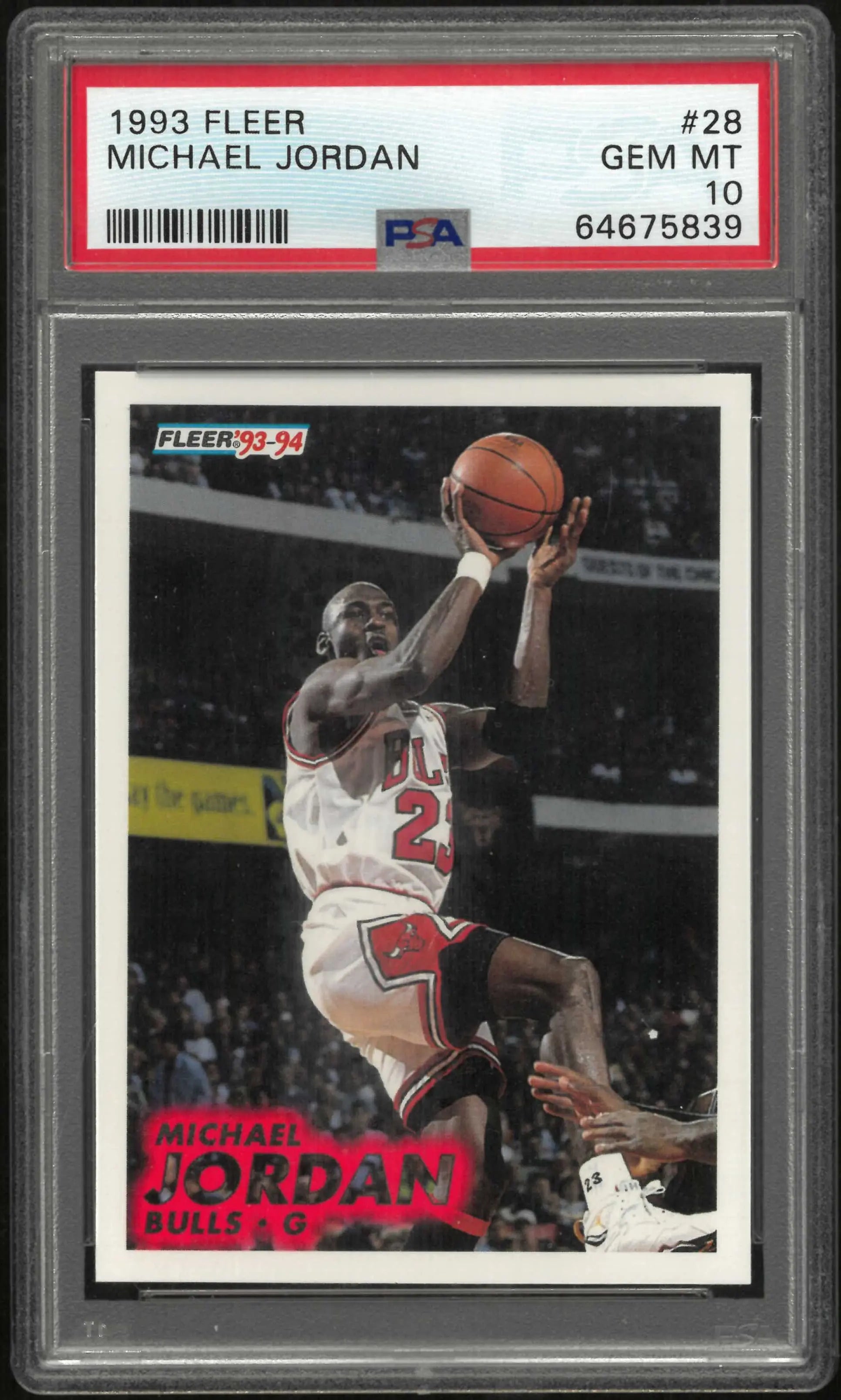 1993 Fleer Michael Jordan PSA 10 