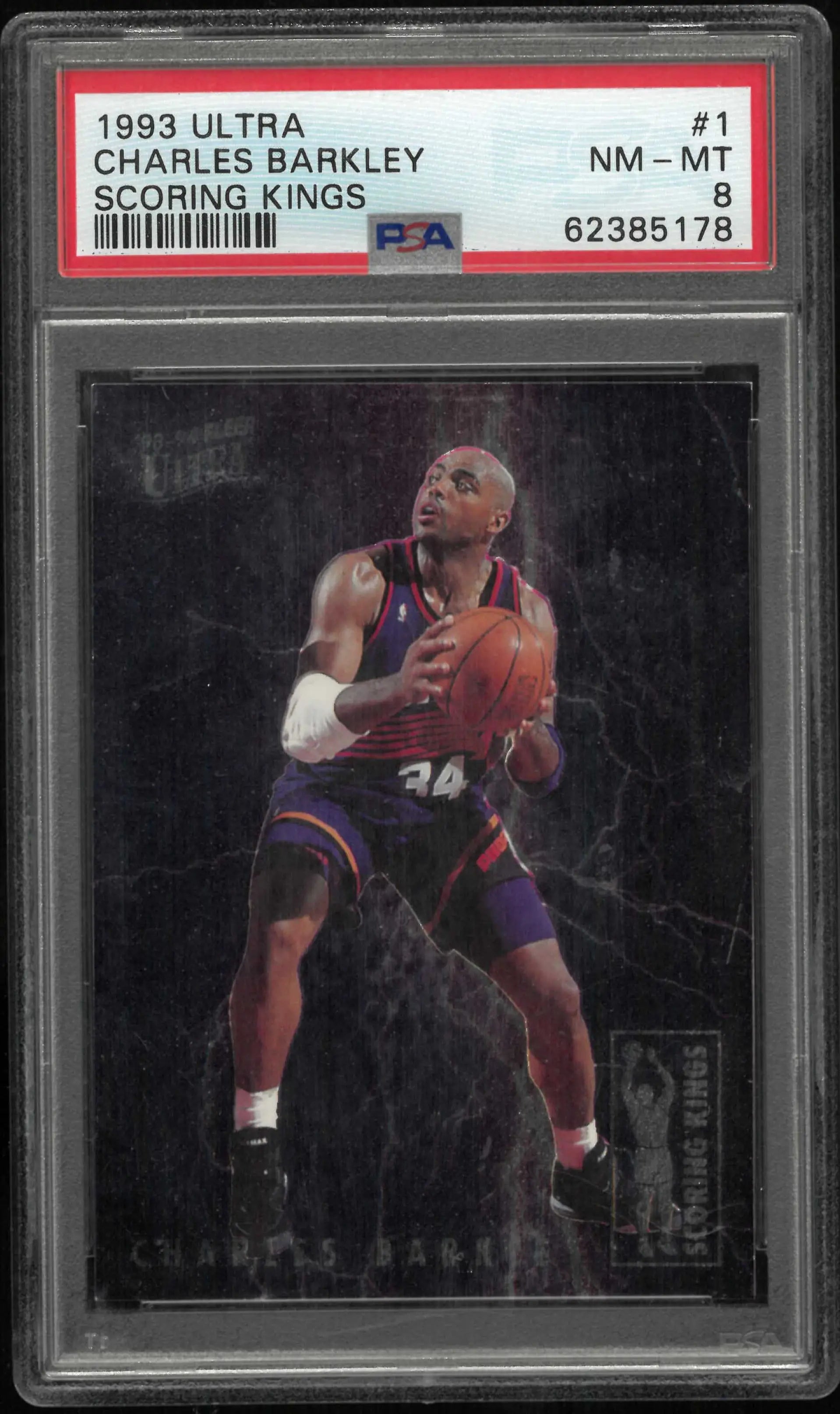 1993 Fleer Ultra Scoring Kings Charles Barkley Scoring Kings PSA 8 