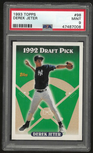 1993 Topps Draft Pick Derek Jeter PSA 9 