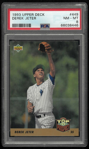 1993 Upper Deck Derek Jeter PSA 8 