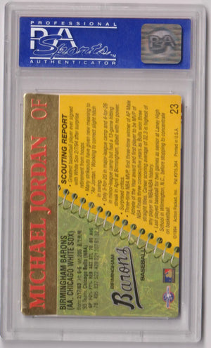 1994 Action Packed Scouting Report Michael Jordan PSA 10 