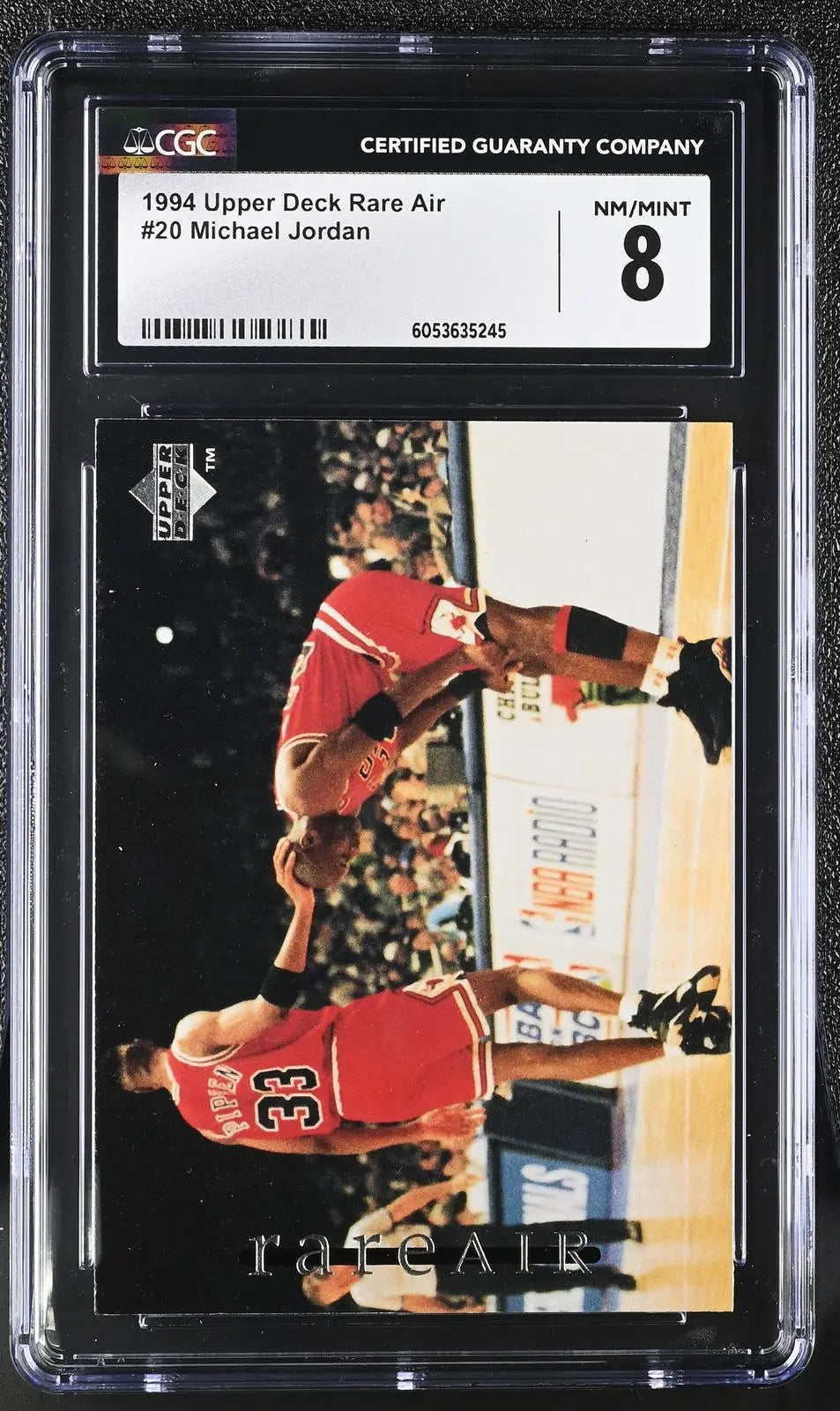 1994 Upper Deck Basketball Rare Air Michael Jordan CGC 8 
