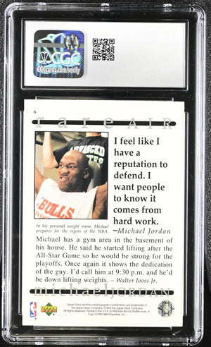 1994 Upper Deck Rare Air Michael Jordan CGC 10 