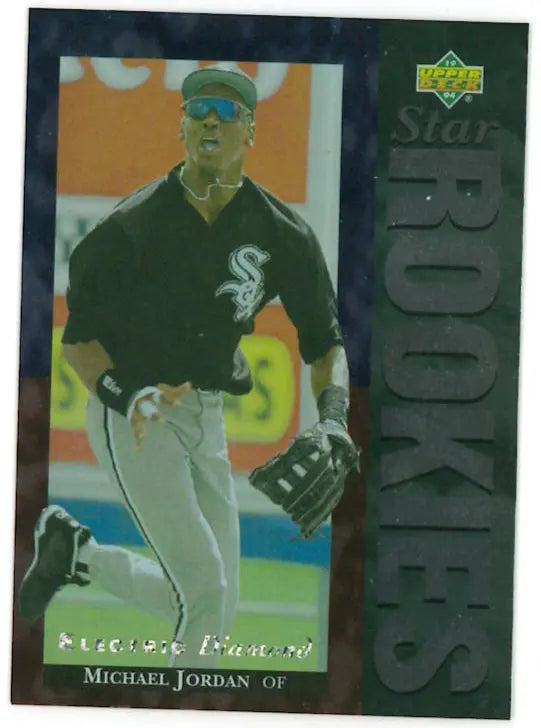 1994 Upper Deck Star Rookies Electric Diamond Michael Jordan RC 