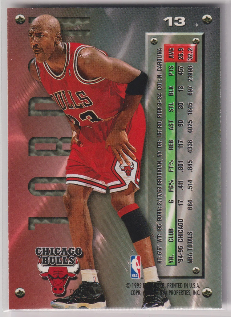 1995-96 Fleer Metal Basketball Michael Jordan 