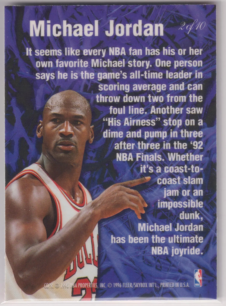 1995-96 Fleer Skybox Anticipation Michael Jordan 
