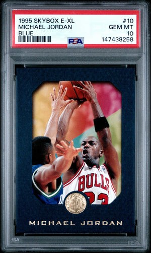 1995 Skybox E-XL Michael Jordan Blue PSA 10 