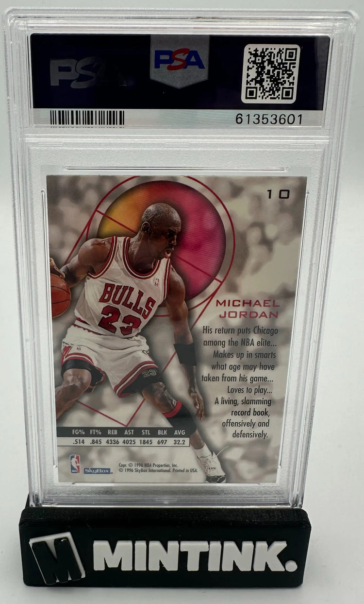 1995 Skybox E-XL Michael Jordan Blue PSA 9 
