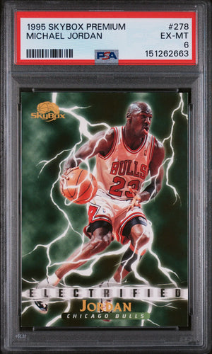 1995 Skybox Premium Michael Jordan PSA 6 