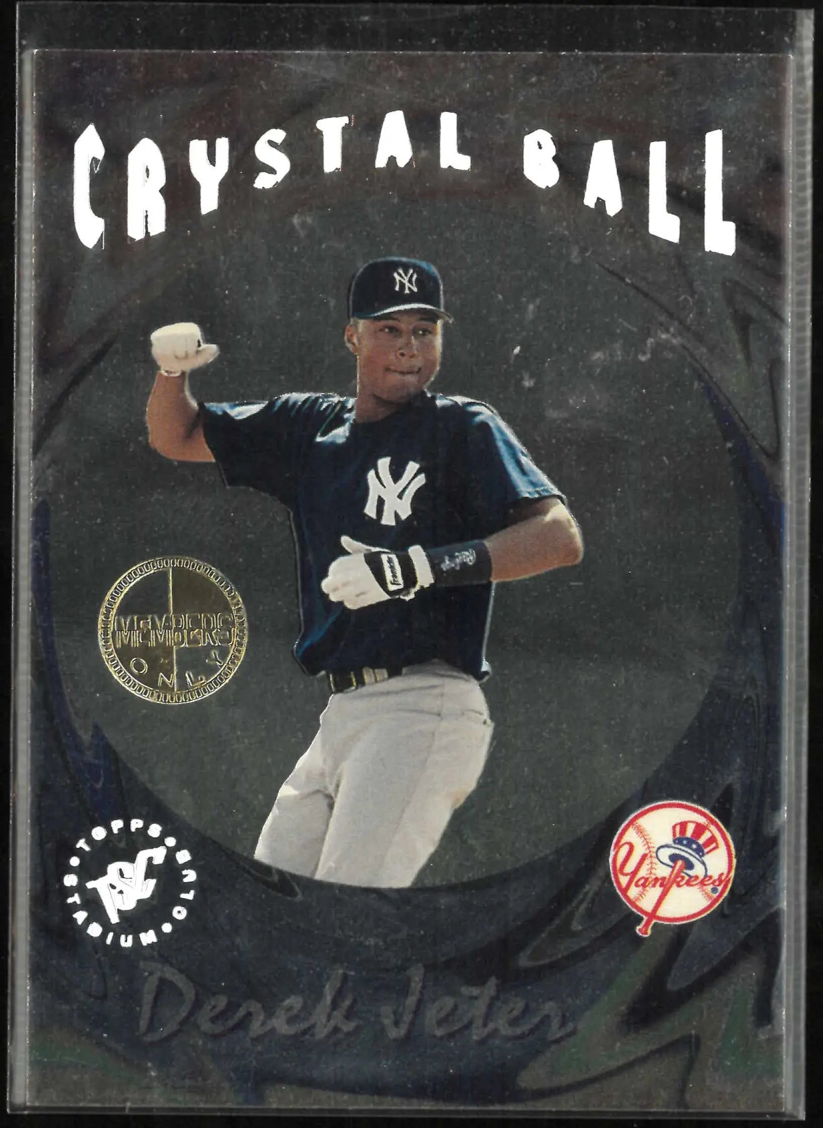 1995 Stadium Club Members Only Crystal Ball Derek Jeter 