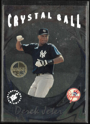 1995 Stadium Club Members Only Crystal Ball Derek Jeter 