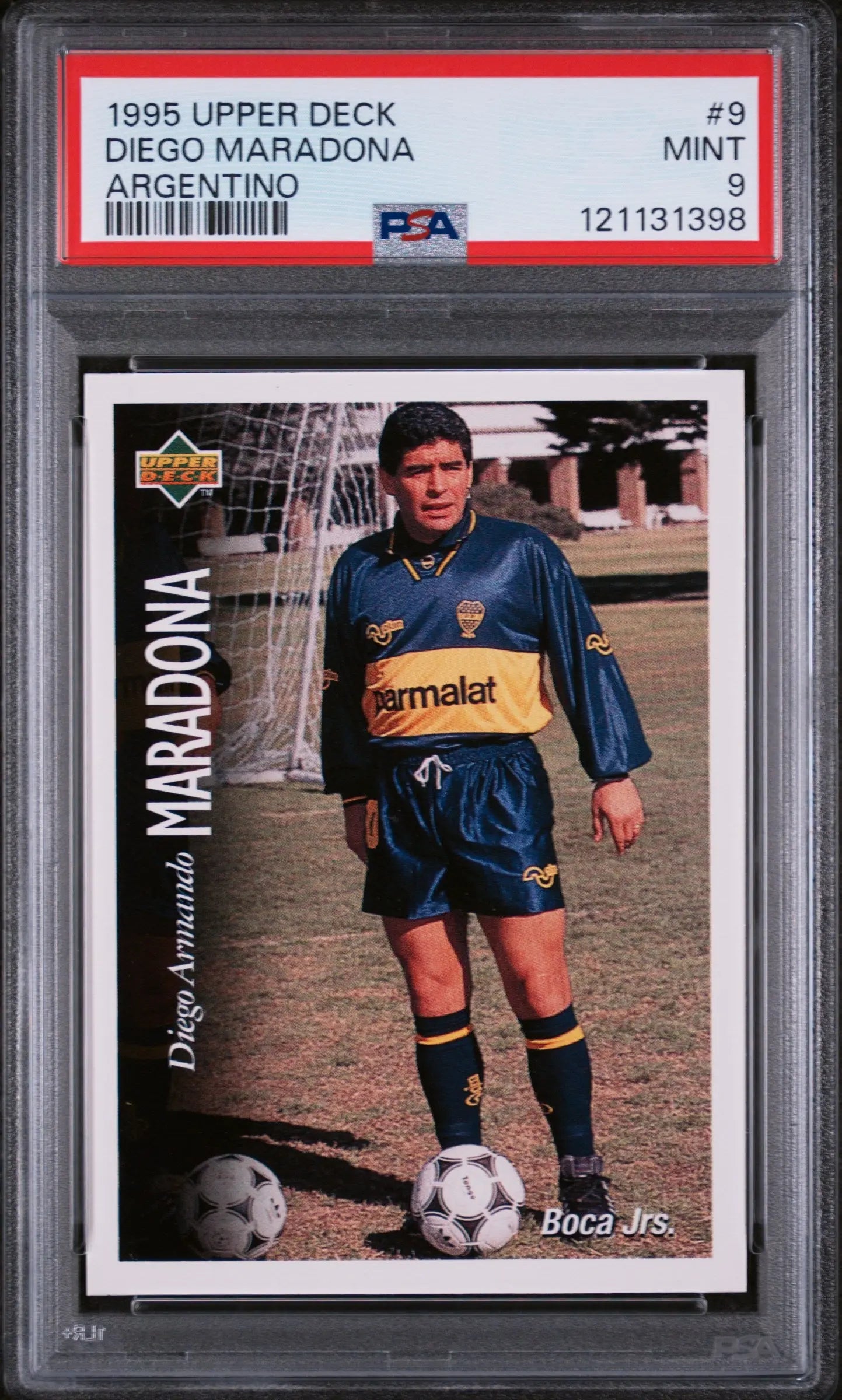 1995 Upper Deck Argentino Diego Maradona PSA 9 