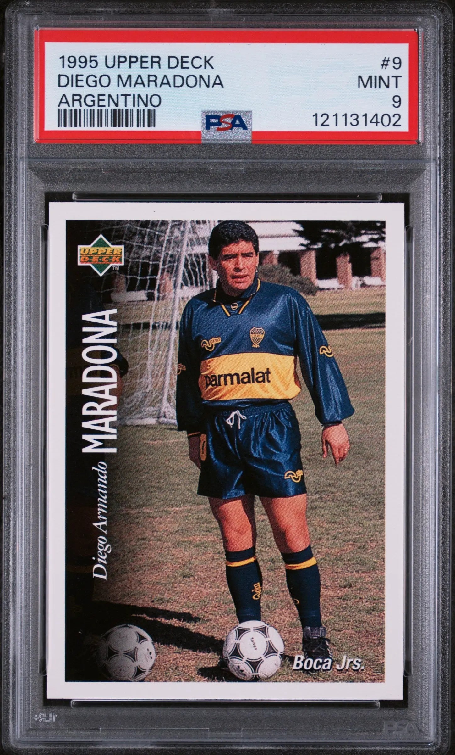 1995 Upper Deck Argentino Diego Maradona PSA 9 