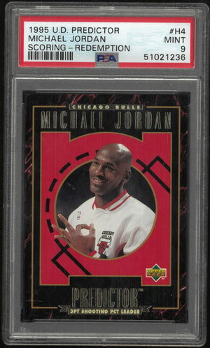 1995 Upper Deck Predictor Scoring Redemption Michael Jordan PSA 9 