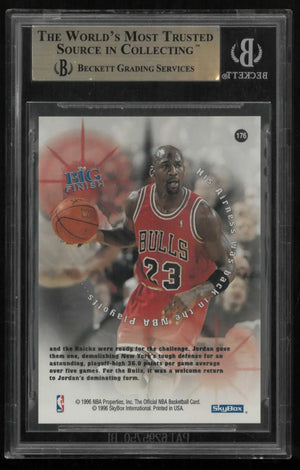1996-97 SkyBox NBA Hoops The Big Finish Michael Jordan BGS 9.5 